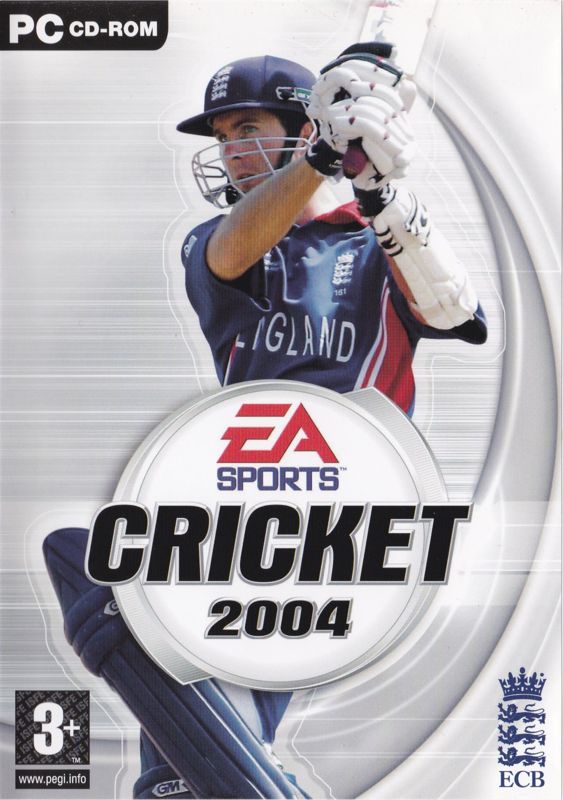 Cricket 2004 box art for Playstation 2